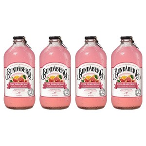 분다버그 핑크 그래이프 푸르트, 375ml, 4개