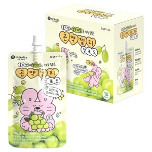 맥널티 콜라겐 & 알로에겔을 가득담은 곤약젤리 청포도 10p, 1.3kg, 1개