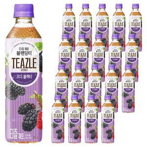티즐 제로 오디 블랙티, 500ml, 20개