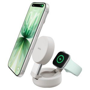 벨킨 울트라 차지 프로 2in1 Qi2 25W 컨버터블 마그네틱 초고속 무선 충전기