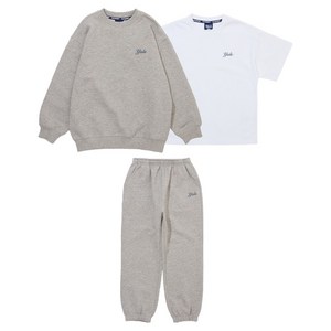 예일키즈 아동용 핸섬댄 맨투맨 + 반팔 티셔츠 + 조거팬츠 세트 YJCCSEF13427