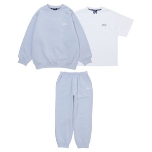 예일키즈 아동용 핸섬댄 맨투맨 + 반팔 티셔츠 + 조거팬츠 세트 YJCCSEF13427