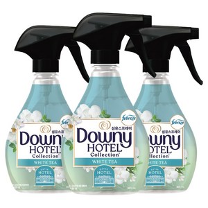 다우니 호텔 컬렉션 섬유스프레이 화이트티 향 본품, 360ml, 3개