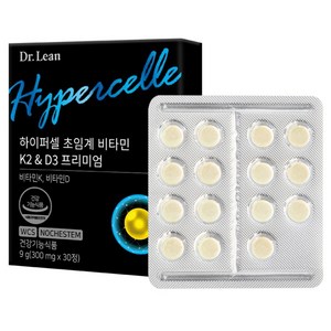닥터린 하이퍼셀 초임계 비타민 K2 D3 프리미엄 9g, 30정, 1개