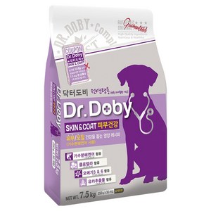 닥터도비 스킨앤코트 피부건강 건식 사료, 피부/피모, 7.5kg, 1개