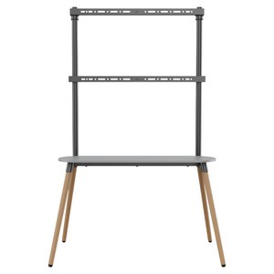 와이드뷰 인테리어 4발 TV 아트 이젤 스탠드 블랙