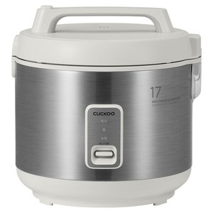 쿠쿠 업소용 대용량 전기보온밥솥 17인용 그레이스 화이트
