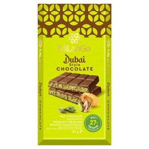 크라운 MILANGO 밀란고 두바이 스타일 초콜릿, 122g, 1개