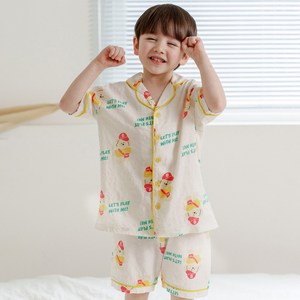 보누맘 레이온 반팔 잠옷 상하의 세트