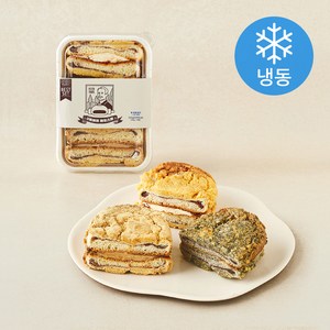 근대골목단팥빵 맘모스빵 3종 세트 (냉동), 300g, 1세트