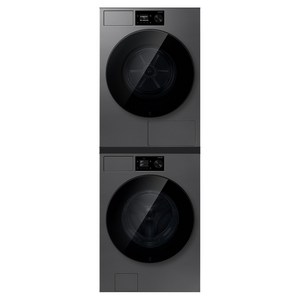 삼성전자 Bespoke AI 세탁기 + 건조기 + 상단설치키트 세트 21kg + 20kg 방문설치