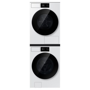 삼성전자 Bespoke AI 세탁기 + 건조기 + 상단설치키트 세트 21kg + 20kg 방문설치