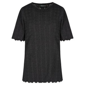 크로커다일 레이디 여성용 체형 커버 셋업 라운드 티셔츠 CLDM-TS104