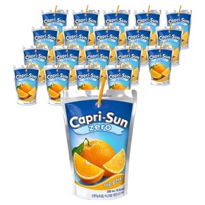 카프리썬 제로 오렌지 음료, 200ml, 20개