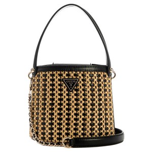 게스 여성용 아탈리아 크로스바디 버킷백 RP2A37J1BLK