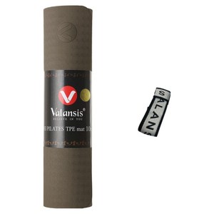 밸런시스 TPE 요가 매트 + 스트랩 세트, 모카(매트), 1800 x 650..., 1세트