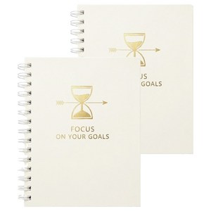 세우세 타임플래너 스터디 스케줄러, A5, 화이트, 2개