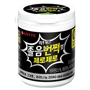 롯데웰푸드 졸음번쩍껌 제로제로 용기, 87g, 1개