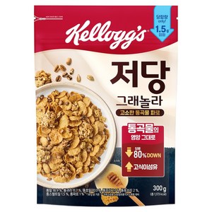 켈로그 저당 그래놀라, 300g, 1개