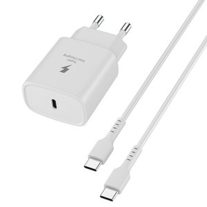 요이치 헤라S 25W 분리형 어댑터 초고속 PD 충전기 GaN + C TO C 케이블 200cm 세트