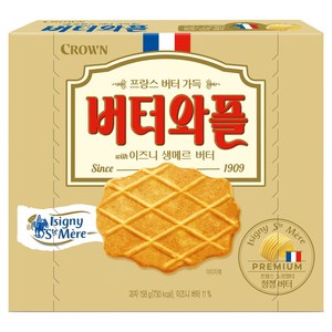 버터와플 이즈니, 158g, 1개