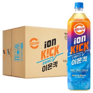 비타500 이온킥 제로 음료, 1.5L, 12개