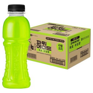 파워에이드 제로 라임향 무라벨, 355ml, 20개
