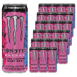 몬스터에너지 드링크 울트라 판타지 루비 레드, 355ml, 24개