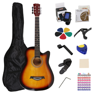 블루엔젤 GRIT 입문용 통기타, 썬버스트, BA-01, 1세트