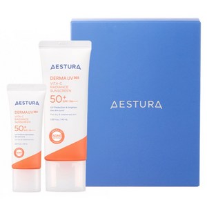 에스트라 더마유브이365 비타씨 광채수분 선크림 SPF50+ PA++++ 40ml + 20ml 세트