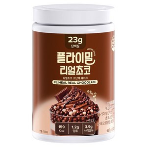 플라이밀 리얼초코 고단백 단백질 쉐이크, 630g, 1개