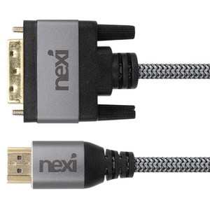 넥시 4K HDMI 2.0 to DVI 양방향 변환 케이블 NX-HD20DVIC