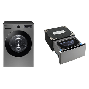 LG전자 트롬 오브제컬렉션 미니워시 세탁기 + 건조기 세트 4kg + 20kg 방문설치