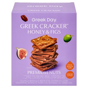 그릭데이 그릭크래커 허니무화과, 120g, 1개