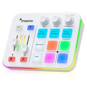마오노 RGB 블루투스 오디오 게이밍 방송용 스트리밍용 인터페이스