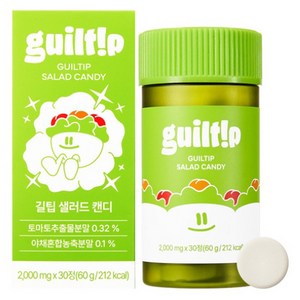 길팁 토마토 분말 츄어블 샐러드 캔디, 60g, 1개