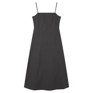 미쏘 스퀘어넥 나시 면 원피스