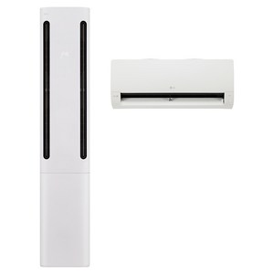 LG전자 인버터 65.9㎡(20평) + 18.7㎡(6평) 휘센 오브제컬렉션 쿨 에어컨 2in1 2시리즈 실내기 방문설치