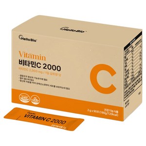 헬로바이오 비타민C 2000 90p, 180g, 1개