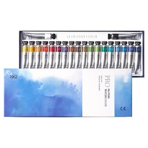 알파색채 프로 전문가용 수채화물감