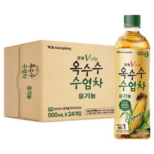 광동 V라인 유기농 옥수수수염차, 500ml, 24개