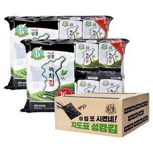 지도표성경 녹차 식탁김, 5g, 32개