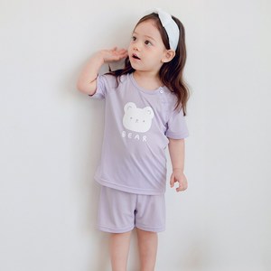 유니프랜드 베어 쿨메쉬 5부 내의 상하의 세트