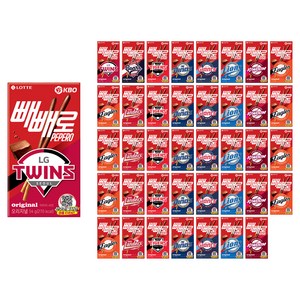 빼빼로 KBO 구단 믹스 초코