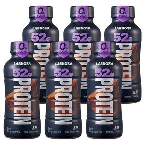 랩노쉬 프로틴 드링크 맥스 초코, 400ml, 6개