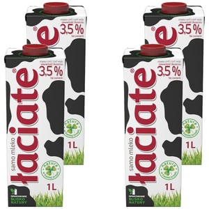 와치아테 멸균우유 3.5%, 1L, 4개