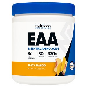 뉴트리코스트 EAA 파우더 복숭아 망고향, 330g, 1개