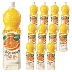 자연은 달콤감귤 주스, 1.5L, 12개