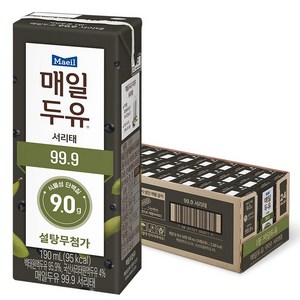 매일두유 99.9 서리태, 190ml, 24개