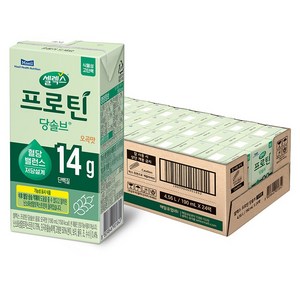 셀렉스 식물성 고단백 프로틴 당솔브 음료 오곡맛, 190ml, 24개